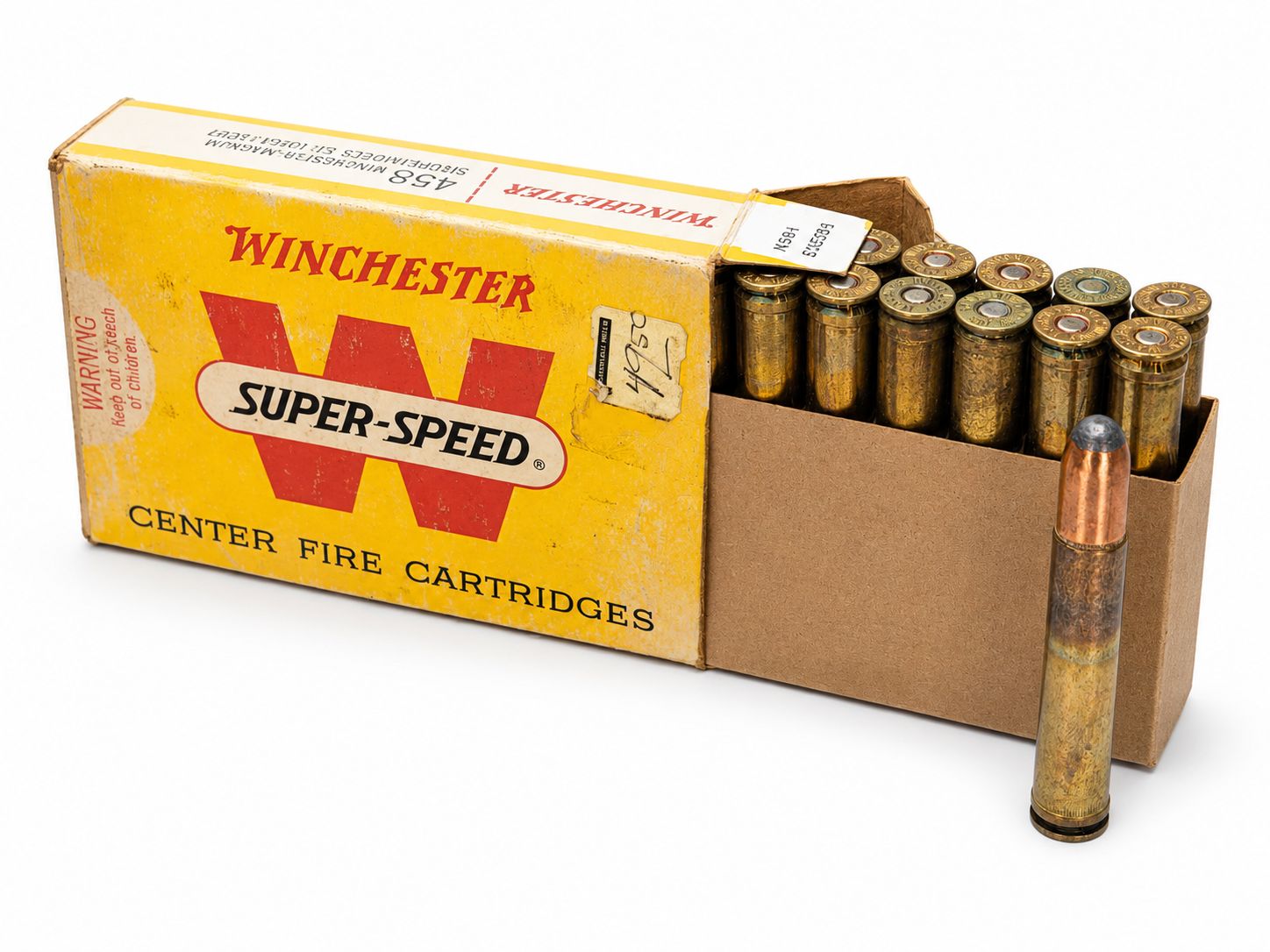 Winchester .458 Magnum 510grain SP Super Speed x10 Winchester .458 Magnum 510grain SP Super Speed x10