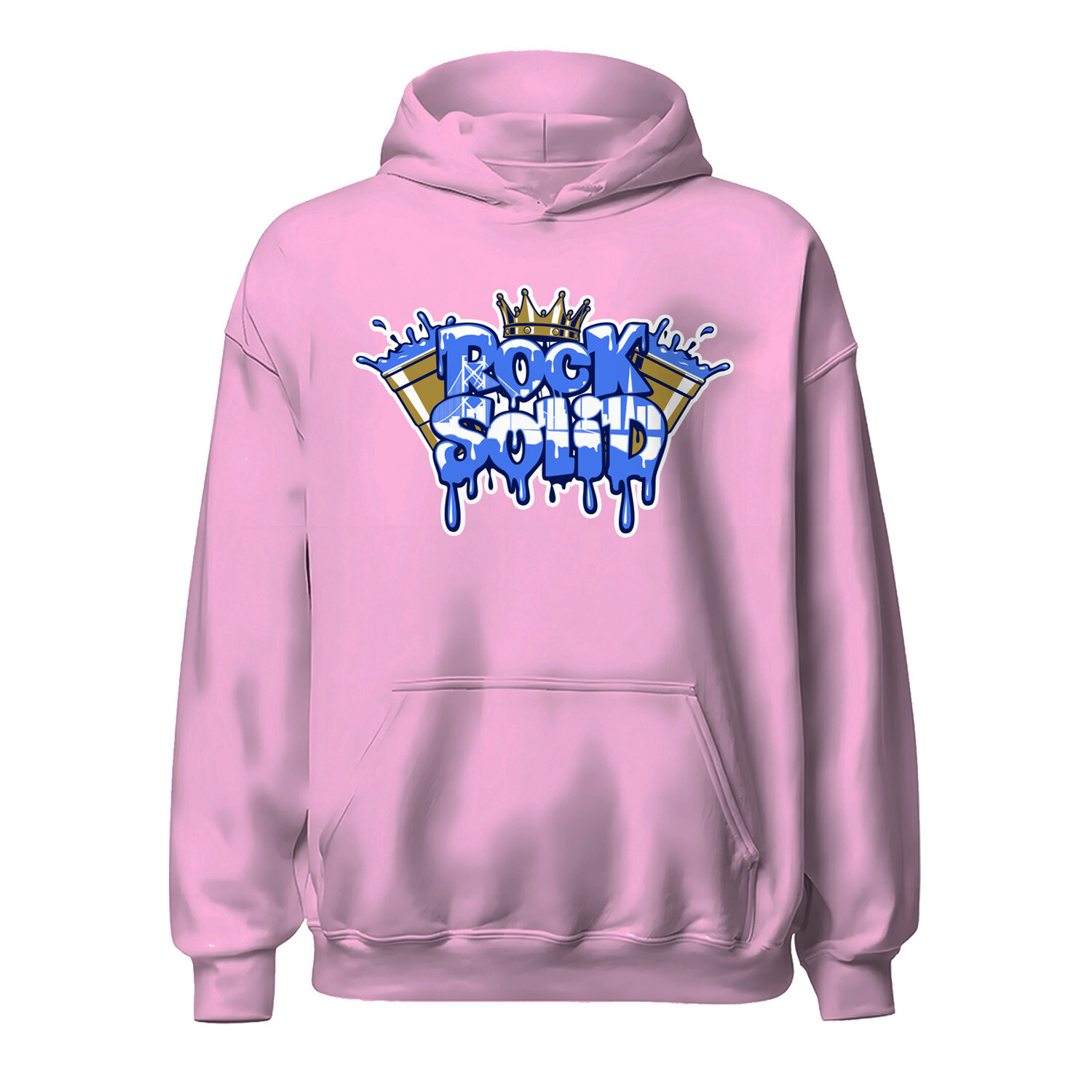 Light Pink Rock Solid Hoodie