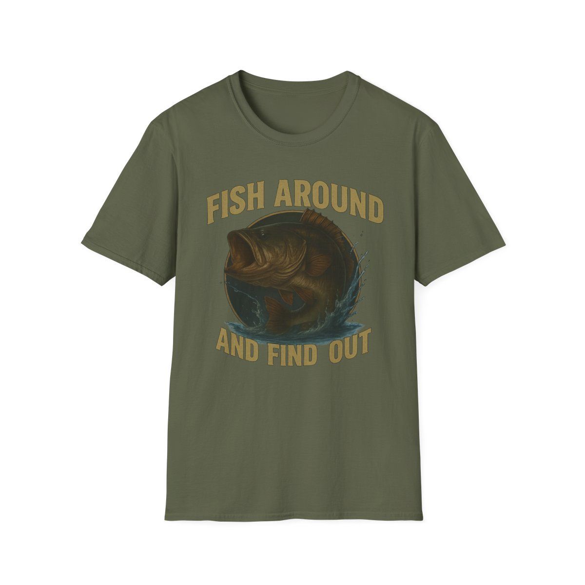 Fishing Enthusiast T-Shirt, Casual Wear for Anglers, Outdoor Adventure Tee, Gifts for Fishermen, Summer Sports Apparel