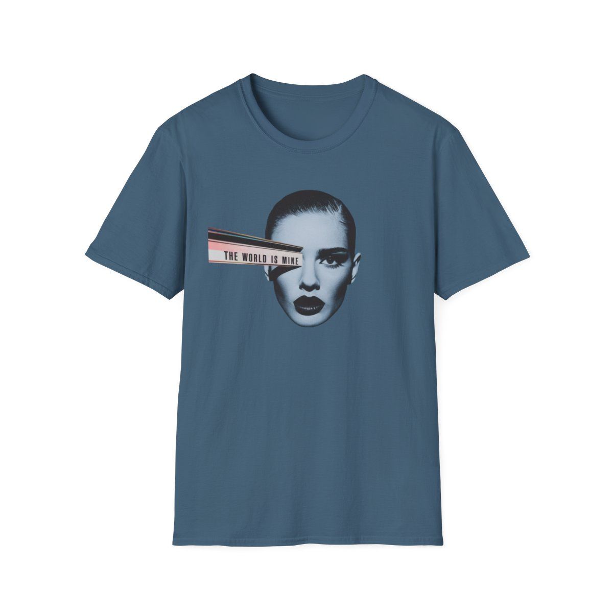 The World Is Mine Unisex Softstyle T-Shirt - Statement Tee for Confident Individuals