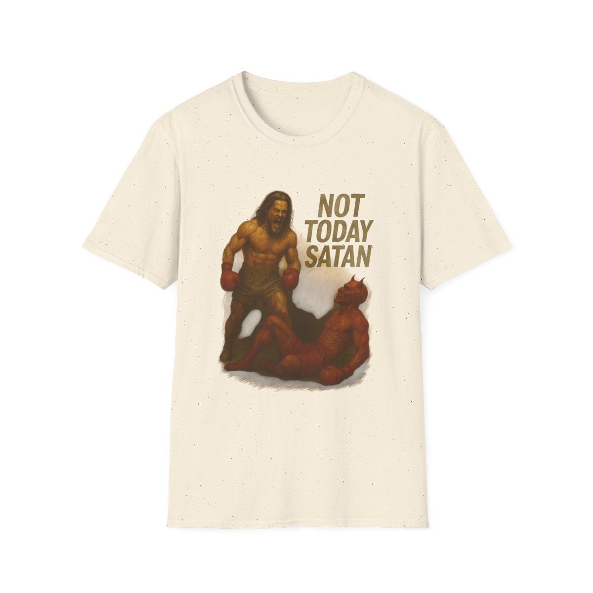 Not Today Satan Unisex T-Shirt, Funny Graphic 