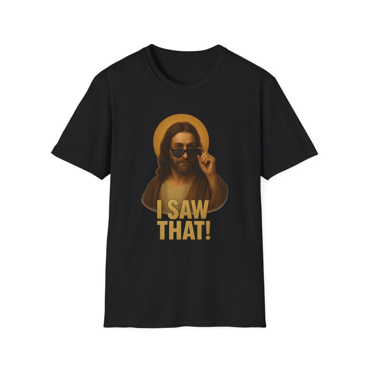 Cool Jesus Graphic Tee, Funny T-Shirt for Baptism Gifts, Christian Humor, Casual Wear, Unique Gift for Friends, quotable design