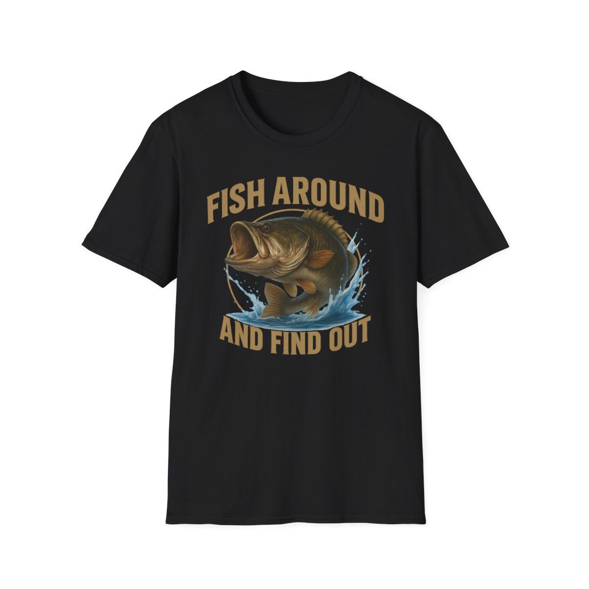 Fishing Humor T-Shirt, Unisex Fish Themed Tee, Casual Outfit, Perfect for Anglers, Gifts for Fishermen
