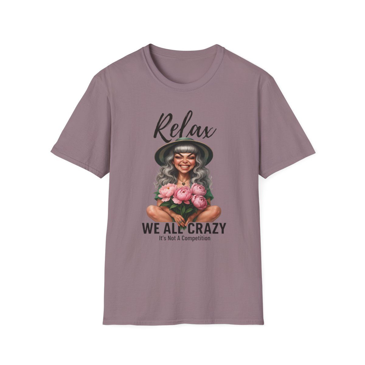 Relaxing Crazy T-Shirt | Unisex Softstyle Tee for Fun Gatherings, Casual Wear, Gift for Friends, Relaxation, Summer Vibes