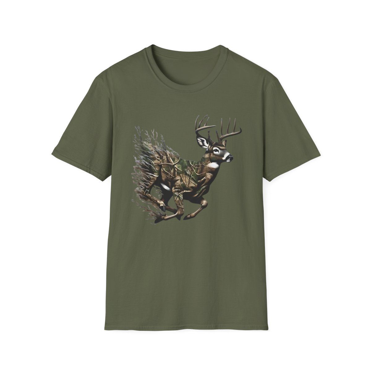 Stylish Wild Buck T-Shirt, Hunting Tee, Outdoor Apparel, Nature Lover Gift, Casual Wear, Wildlife Fan Gear