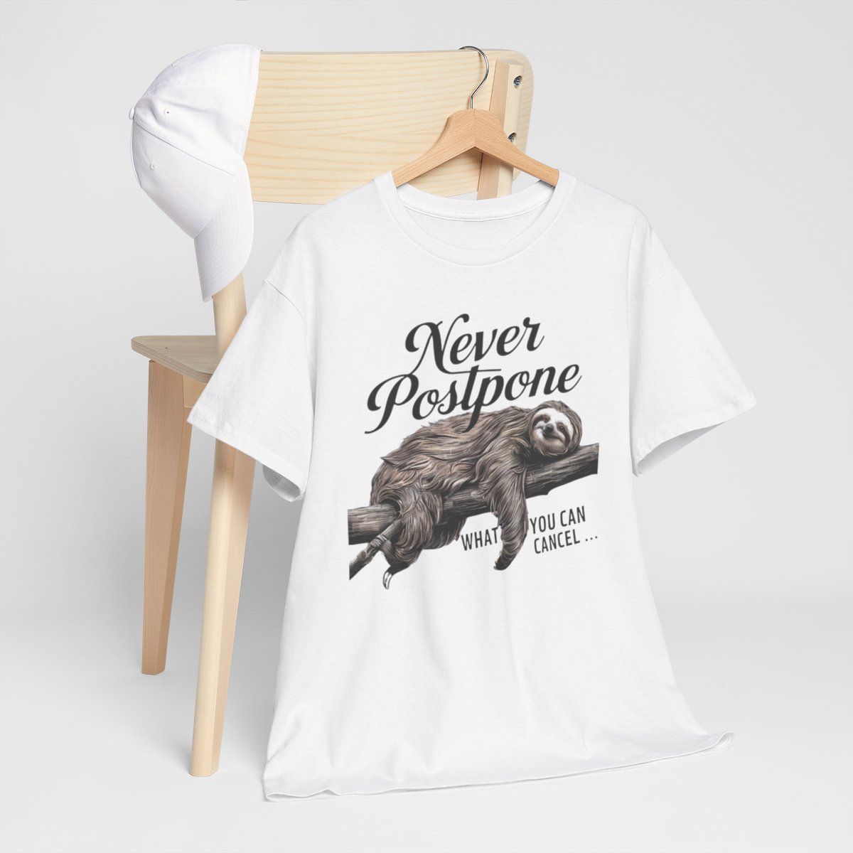 Sloth-Themed - &#39;Never Postpone What You Can Cancel&#39;