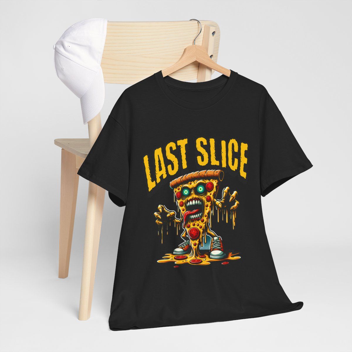 Last Slice Tee - Fun Pizza Graphic T-Shirt