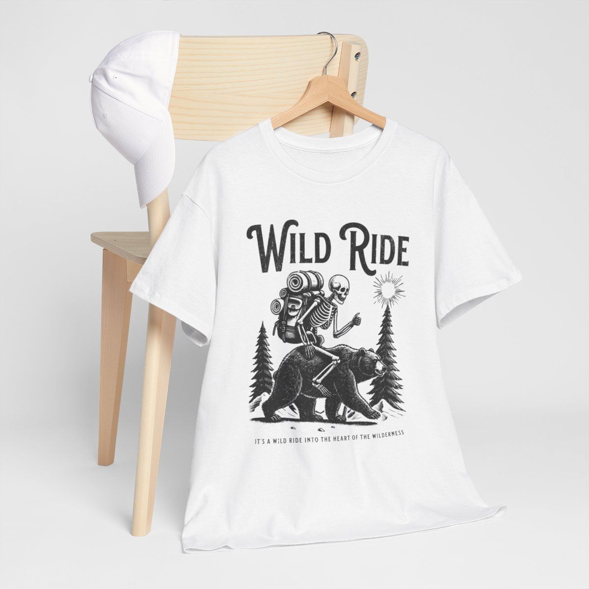 Wild Ride - Adventure Skeleton Graphic T-Shirt