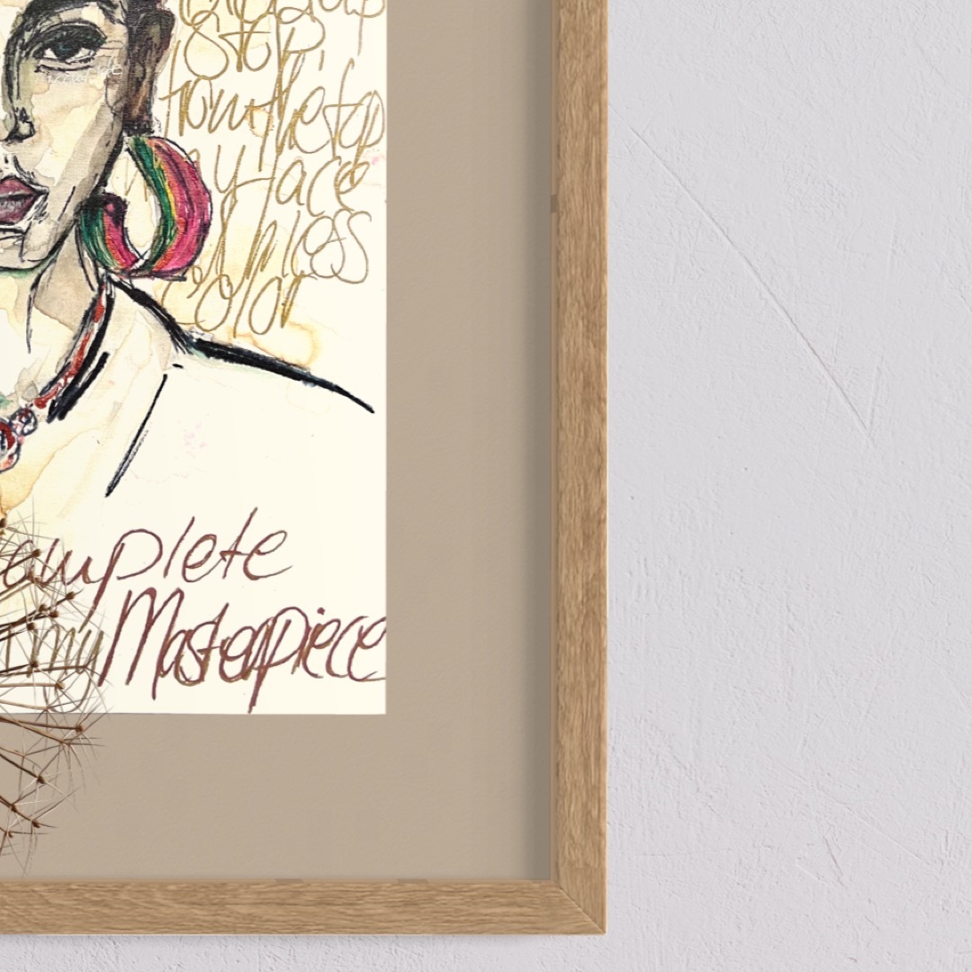 Coffee-Painting Mixedmedia „Masterpiece“ 30x40 cm