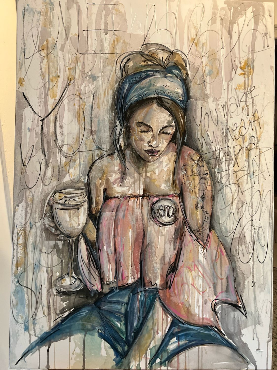Oh this visitor spilled red wine and coffee - 2023
