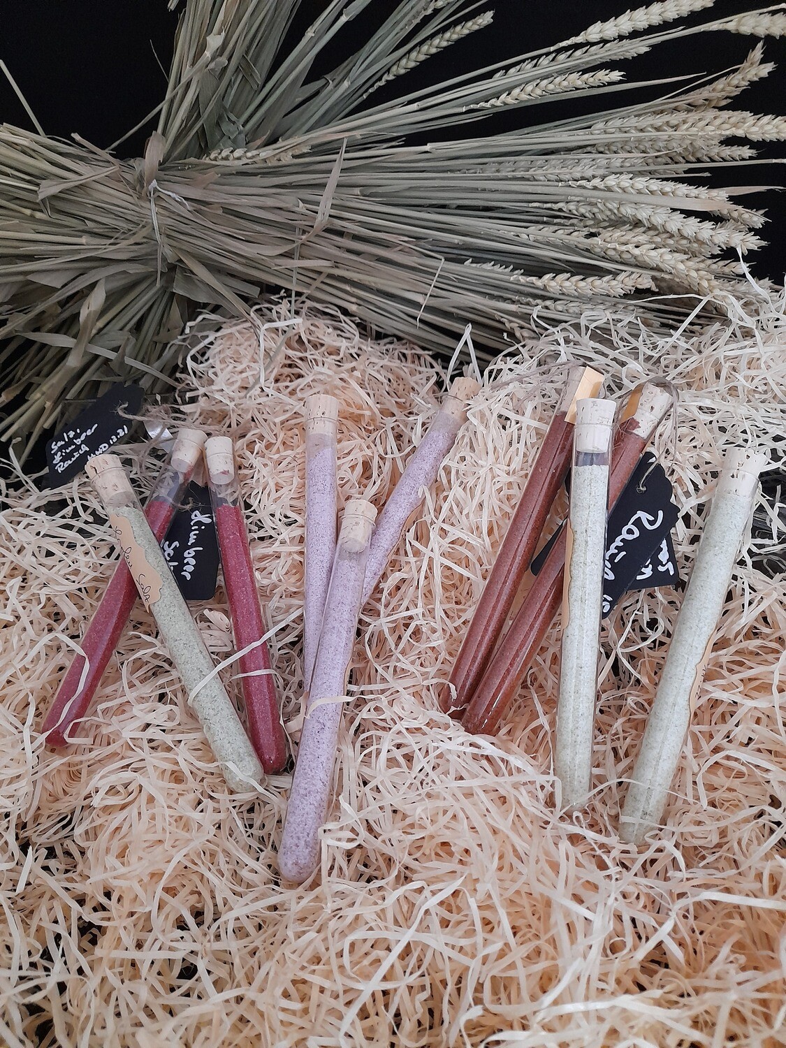 Salzvarianten in Mini-Salzmühle