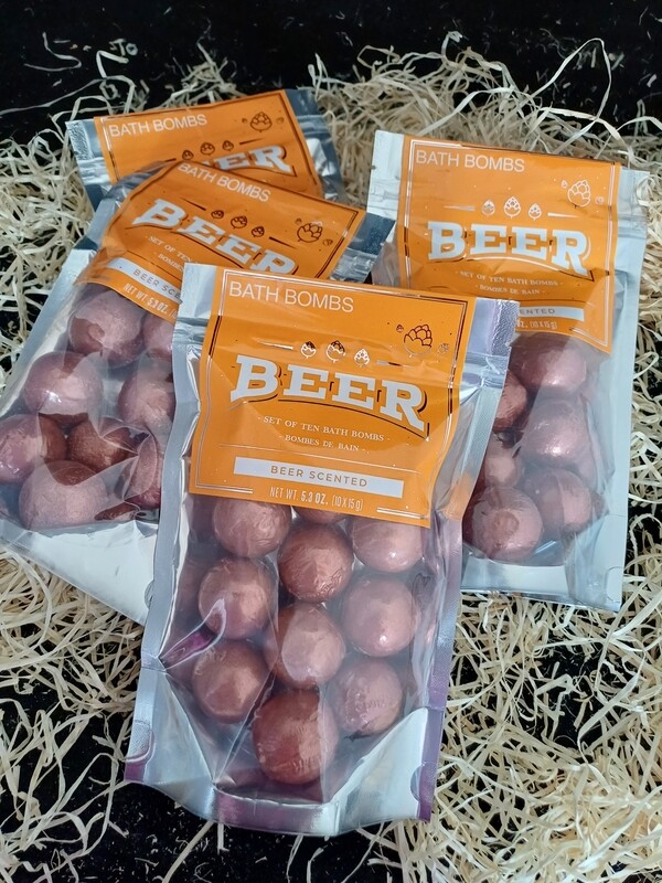 Bier-Badebomben