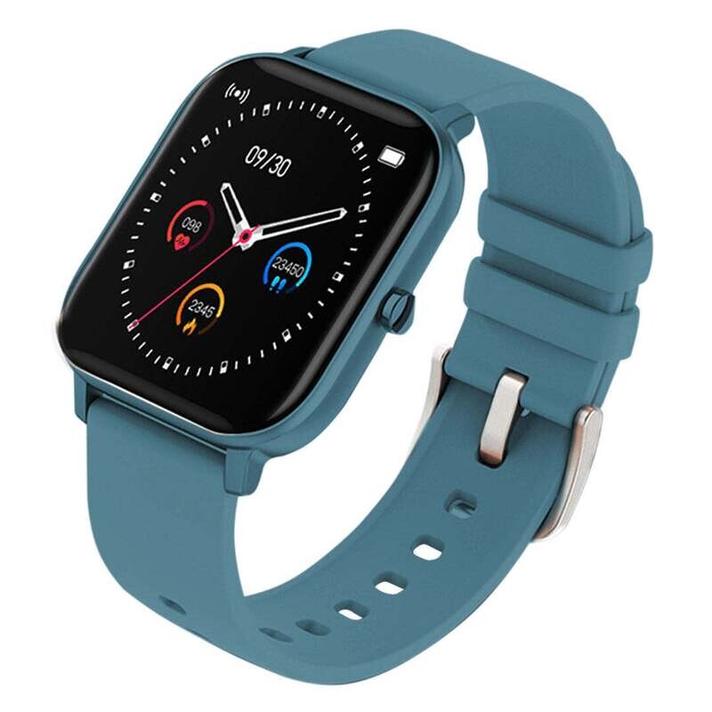 Waterproof Fitness Smart Wrist Watch Heart Rate Monitor Tracker P8 Blue