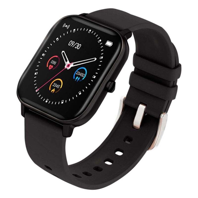 Waterproof Fitness Smart Wrist Watch Heart Rate Monitor Tracker P8 Black