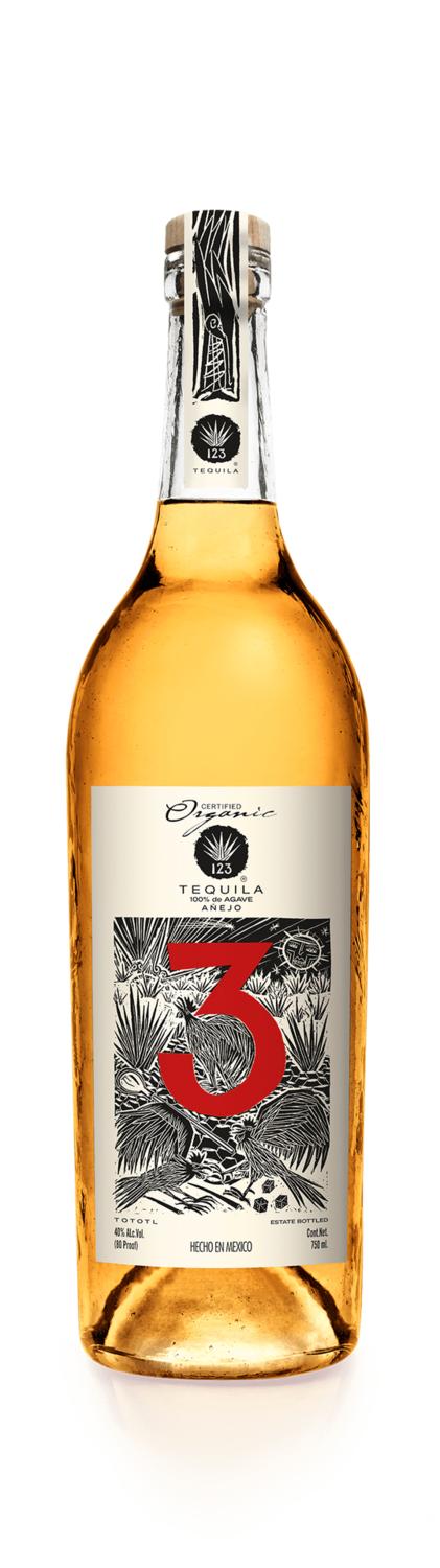 123 Organic Tequila Añejo 750ml