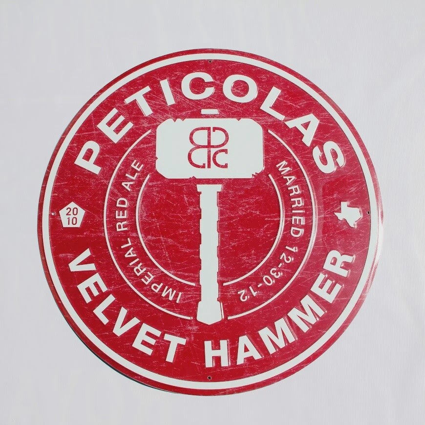 Peticolas "Velvet Hammer" Imperial Red Ale- 4 Pack Tall Cans