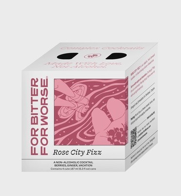 For Bitter or Worse Rose City Fizz 4pk Non Alcoholic