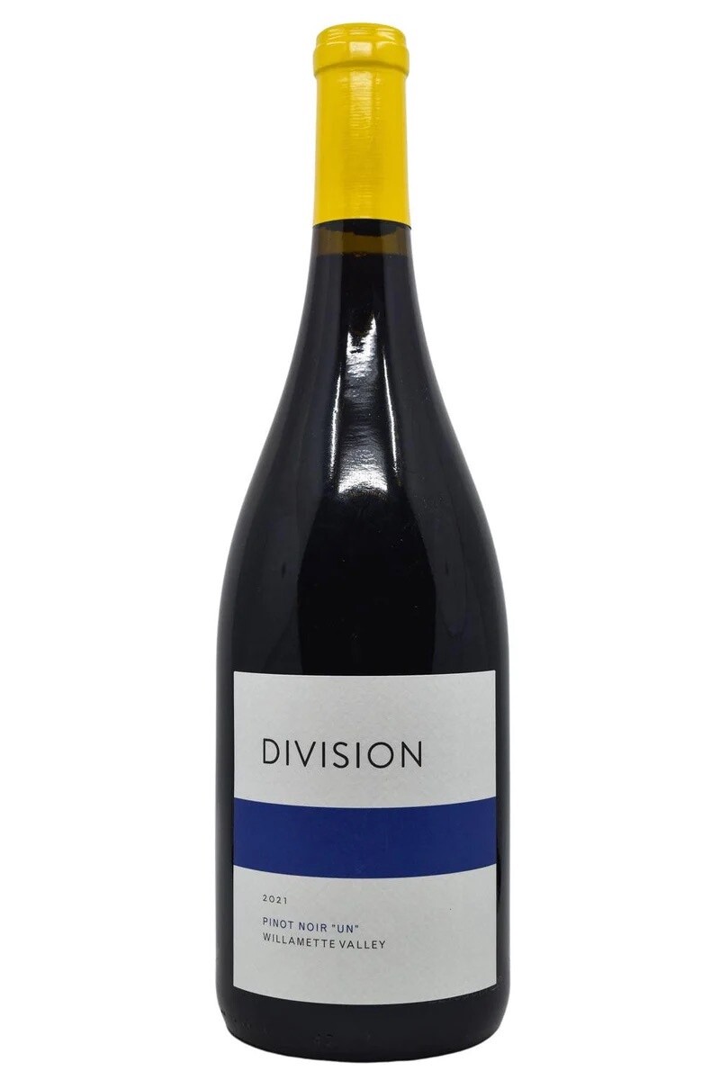 2021 Division Pinot Noir "Un"  Willamette Valley, Oregon