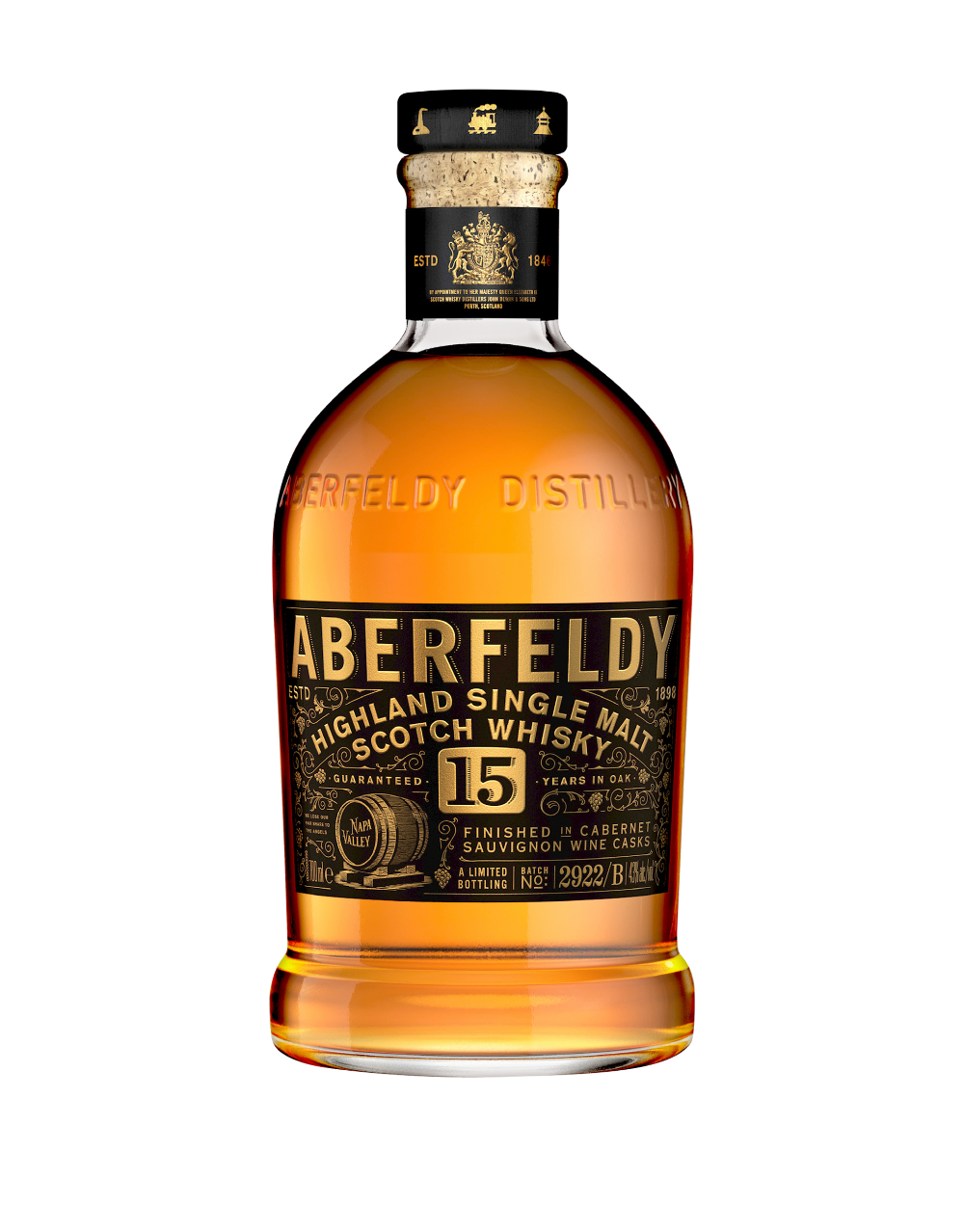 Aberfeldy Single Malt Scotch 15yr Napa Valley Cask