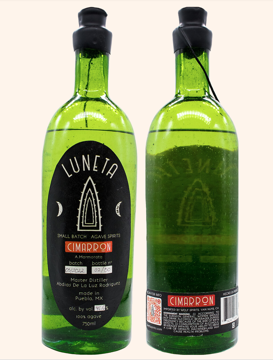 Luneta Small Batch Agave Cimarron Mezcal