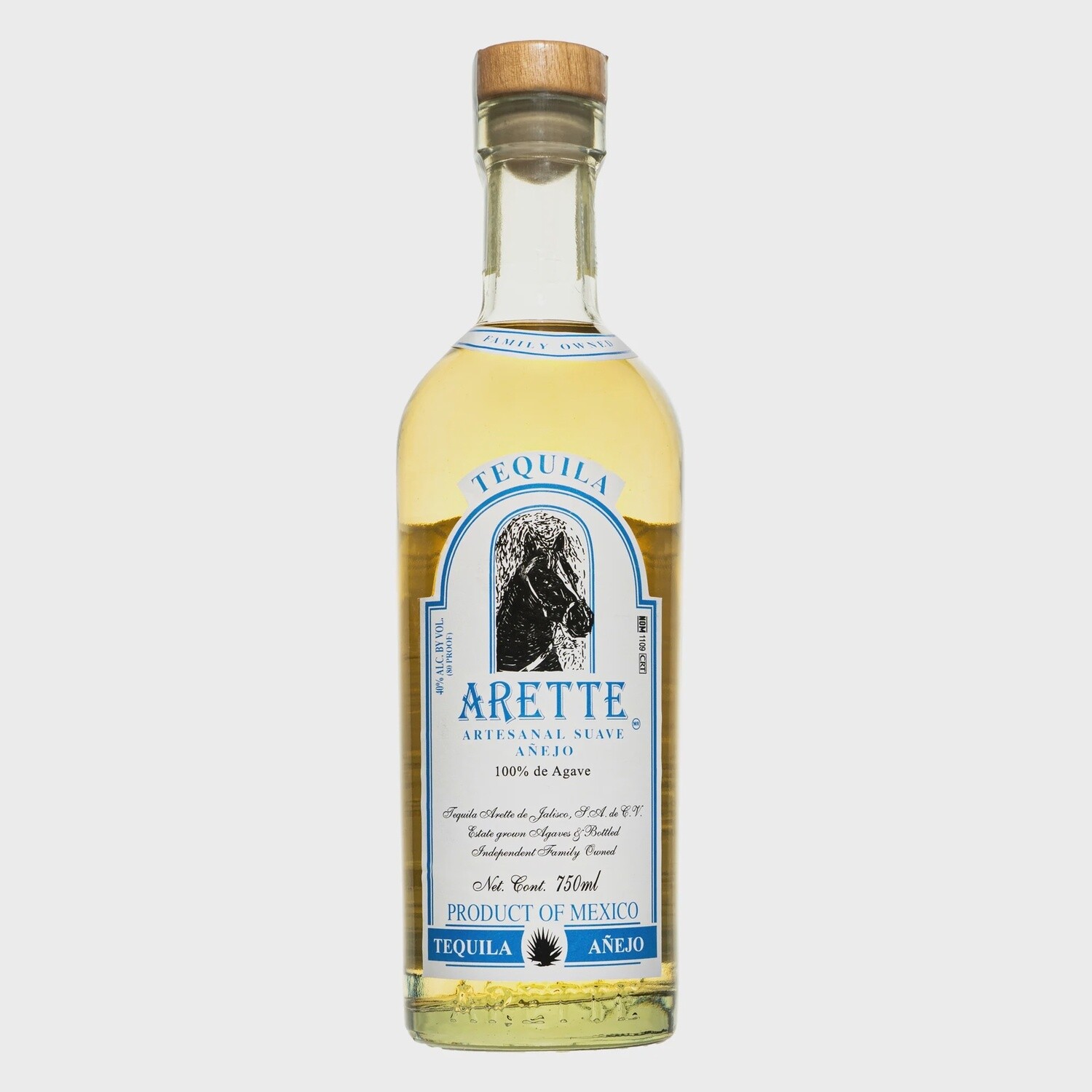 Arette Tequila Artesanal Suave Anejo 750ml