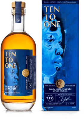 Ten To One Dark Rum Artist Series