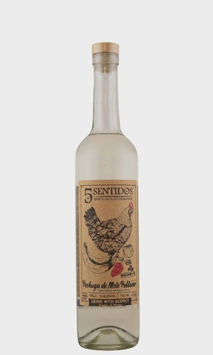 5 Sentidos Pechuga de Mole Poblano Mezcal 750ml