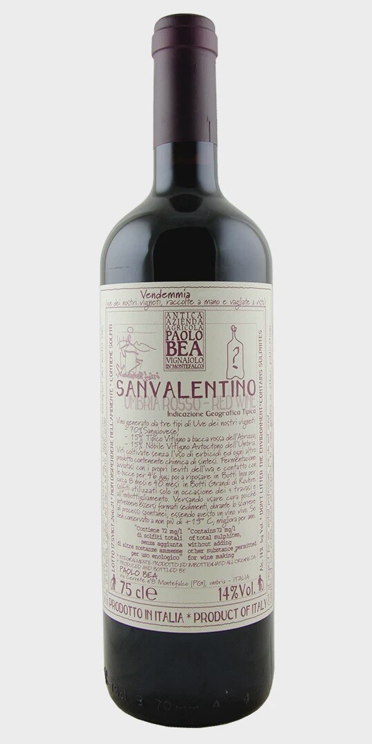 2018 Paolo Bea “San Valentino” Rosso, Italy