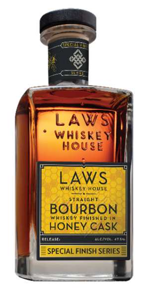 Laws Whiskey Bourbon Honey Cask Finished, Colorado