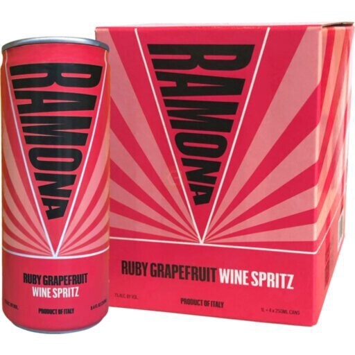 Ramona Ruby Grapefruit Wine Spritz 4pk