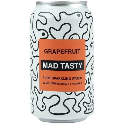 Mad Tasty Sparkling Grapefruit CBD can