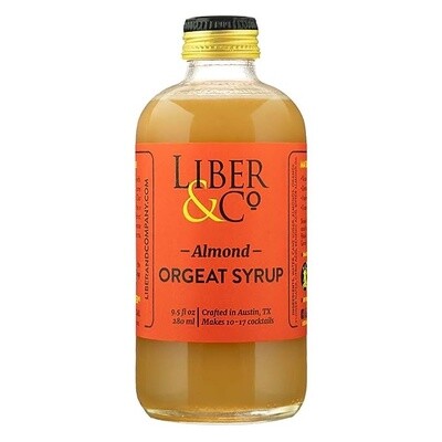 Liber and Co Almond Orgeat Syrup 9.5oz