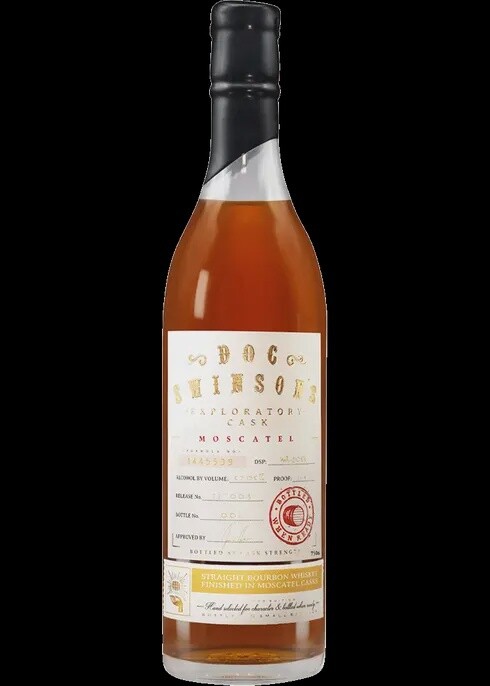 Doc Swinson’s Straight Bourbon Whiskey Finished in Moscatel Casks