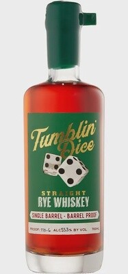 Tumblin Dice Straight Rye Whiskey 8yr Single Barrel 58.2%abv