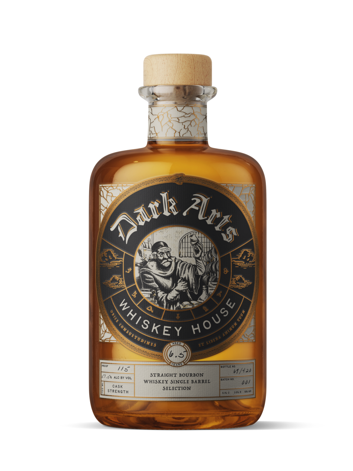 Dark Arts Whiskey House Cask Strength Bourbon 58.% 750ml