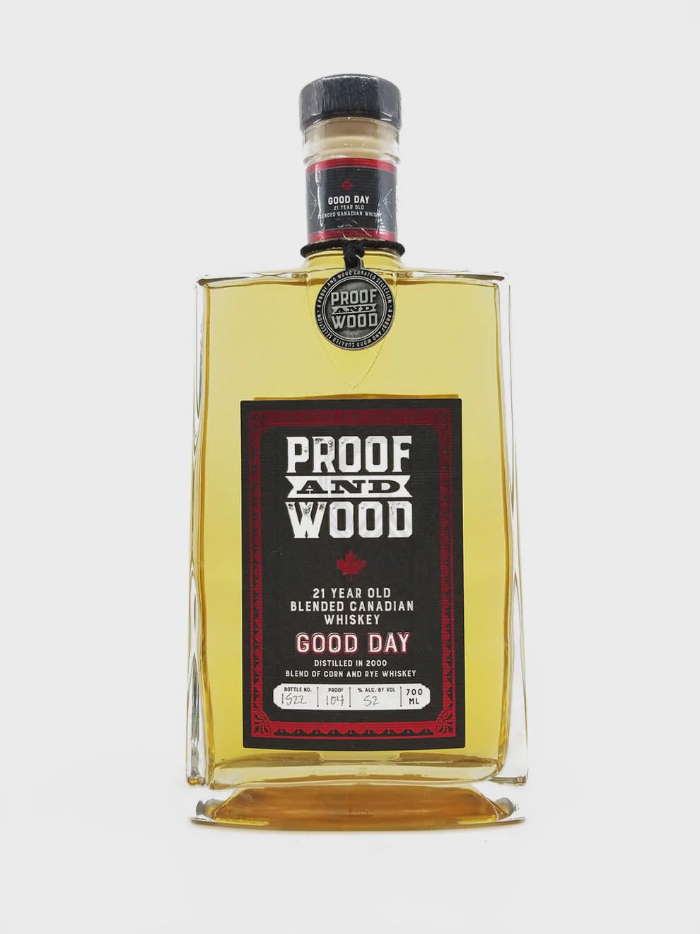 Proof &amp; Wood Good Day 21yr Whiskey