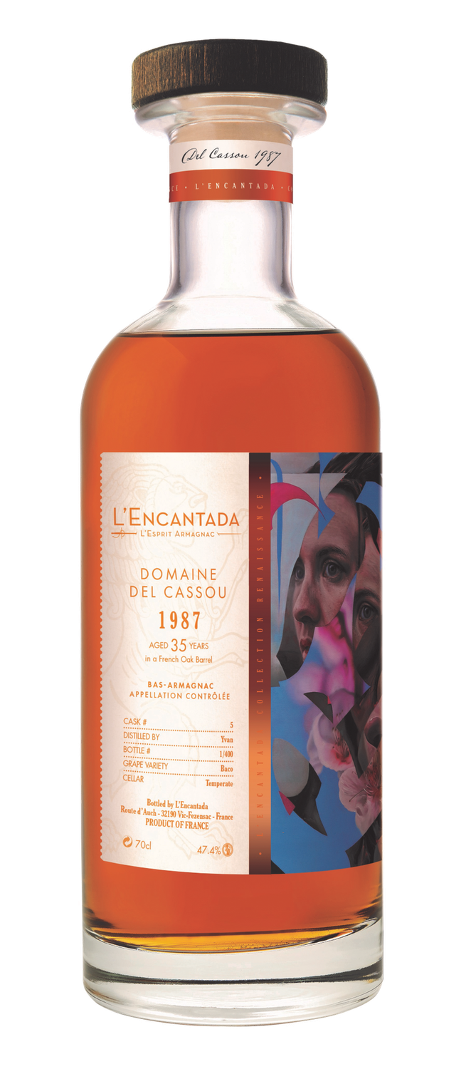 1987 L Encantada Renaissance Collection Bas Armagnac Domaine Del Cassou 35yr