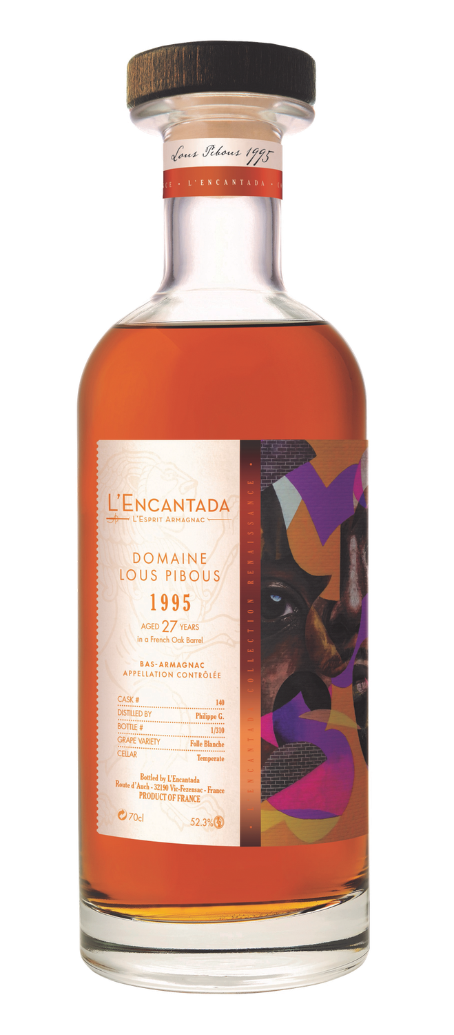 1995 L Encantada Renaissance Collection Bas Armagnac Domaine Lous Pibous 27yr