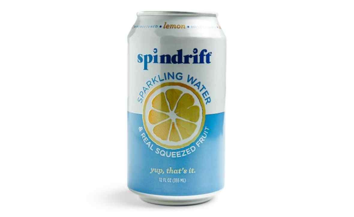 Spindrift Sparkling Water Lemon single can