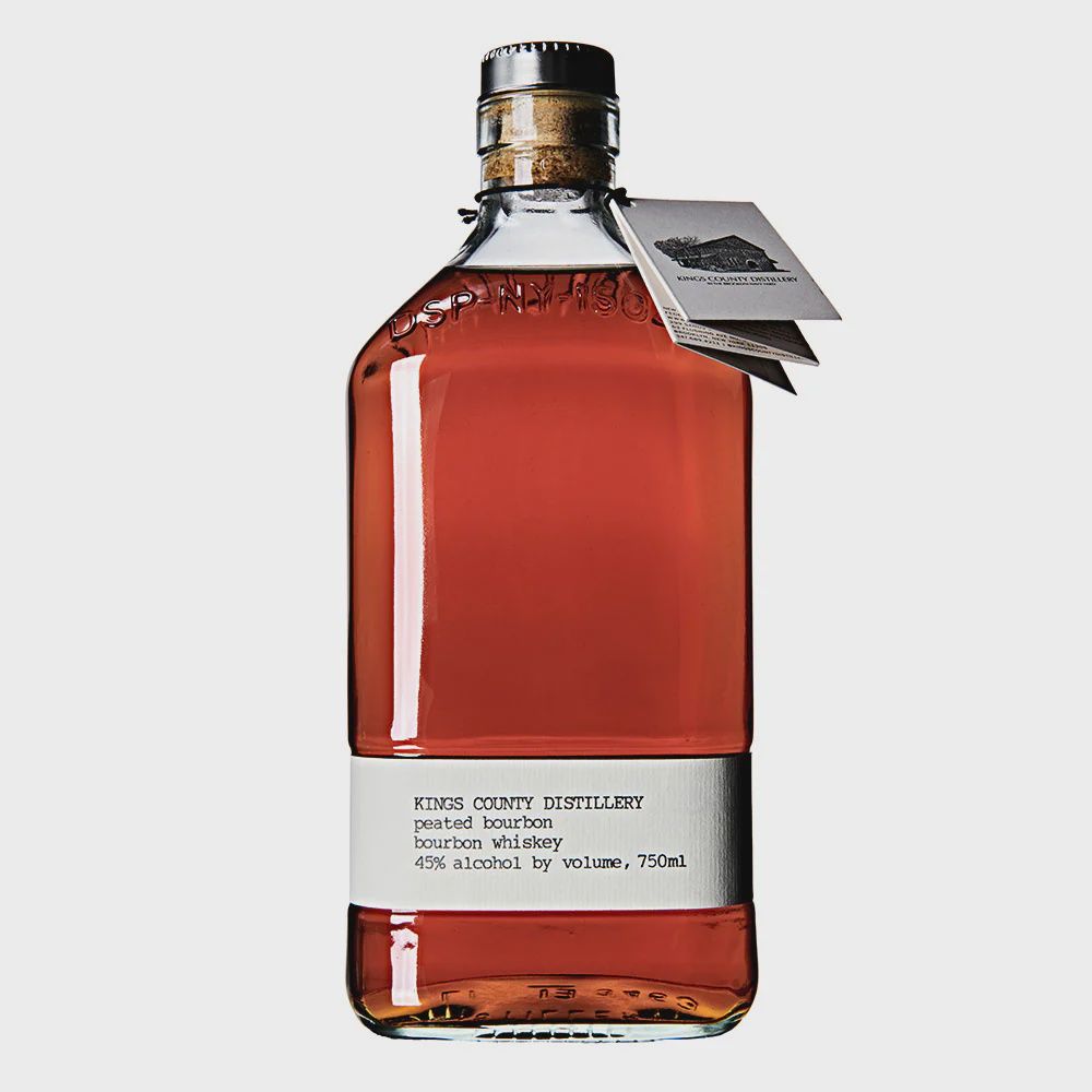 Kings County Distillery Peated Bourbon Whiskey 750ml