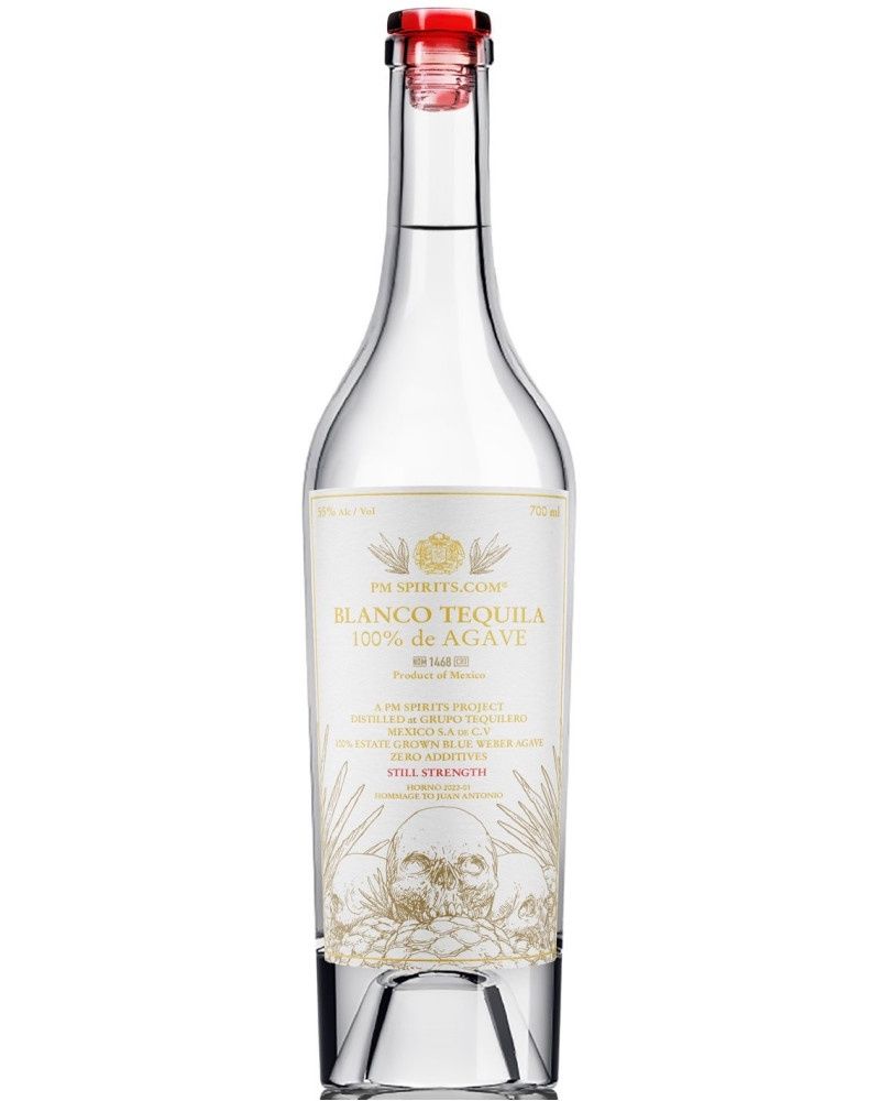 PM Spirits Tequila Blanco Still Strength 55% 750ml