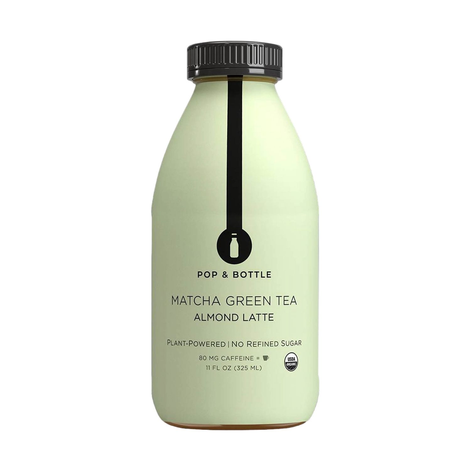 Pop &amp; Bottle Matcha Green Tea Almond Latte 11oz