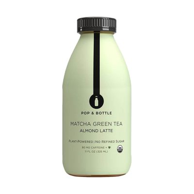 Pop &amp; Bottle Matcha Green Tea Almond Latte 11oz