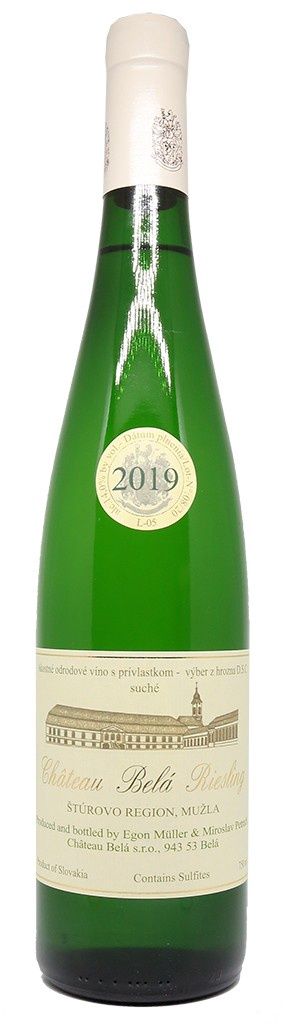 2019 Chateau Bela Dry Riesling, Sturovo, Slovakia
