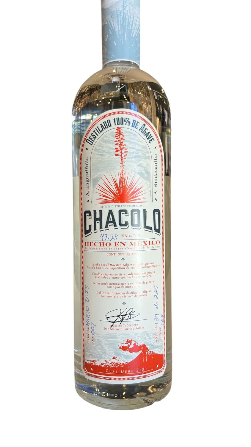 Chacolo Mezcal  Brocha Ixtero Amarillo 750ml