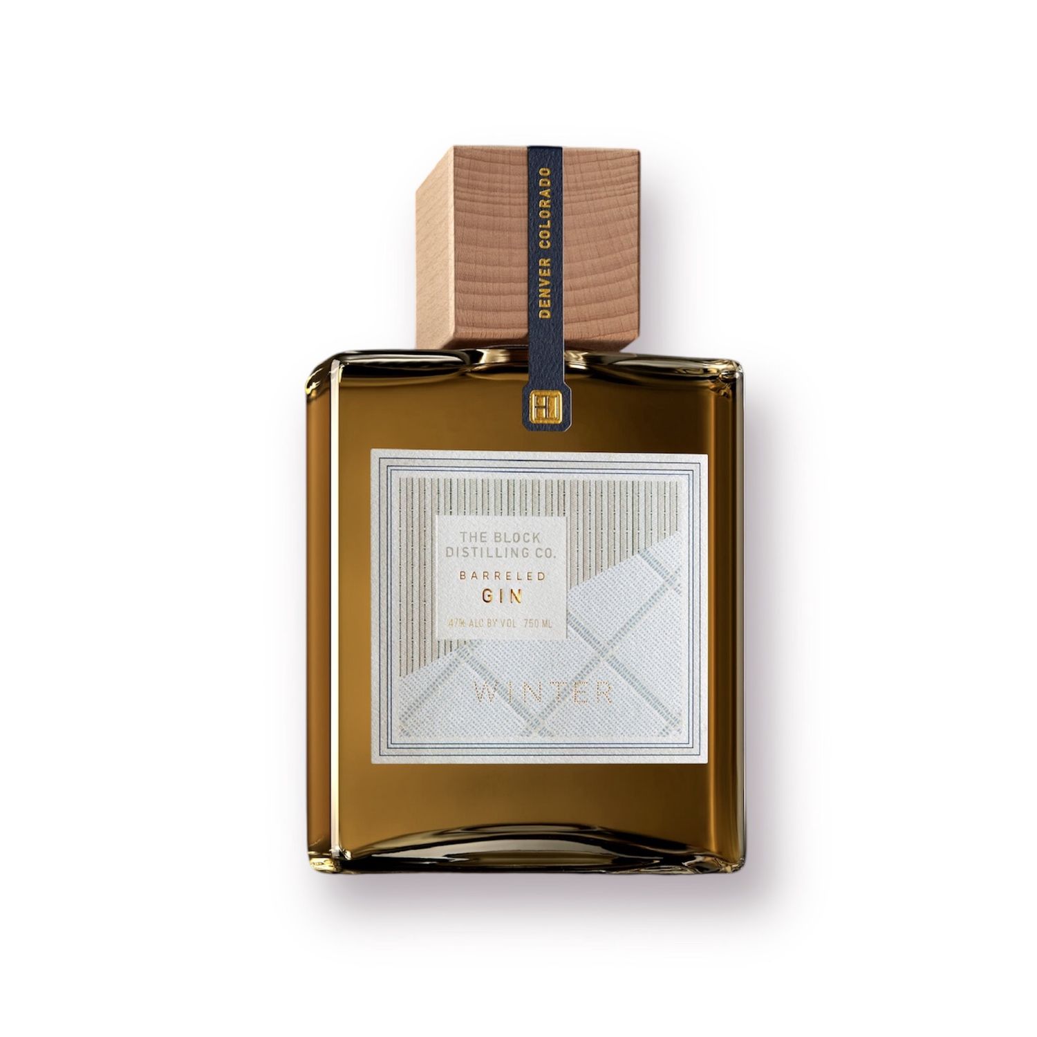 The Block Distilling Barrel Aged Winter Gin, Denver