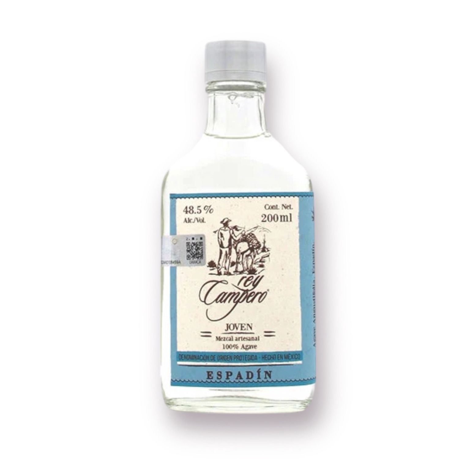 Rey Campero Espadín Joven Mezcal Artesanal, Oaxaca 200ml