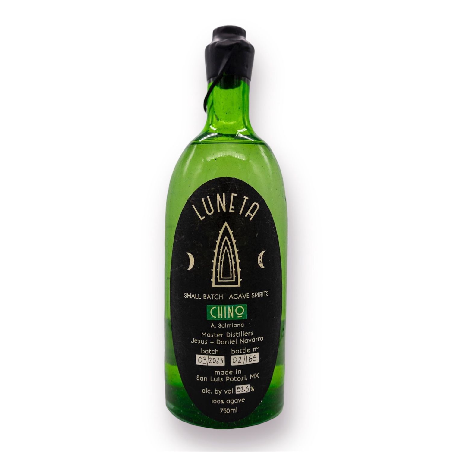 Luneta Cuerno+Chino Small Batch Agave Spirit, Jesus + Daniel Navarro, San Luis Potosi