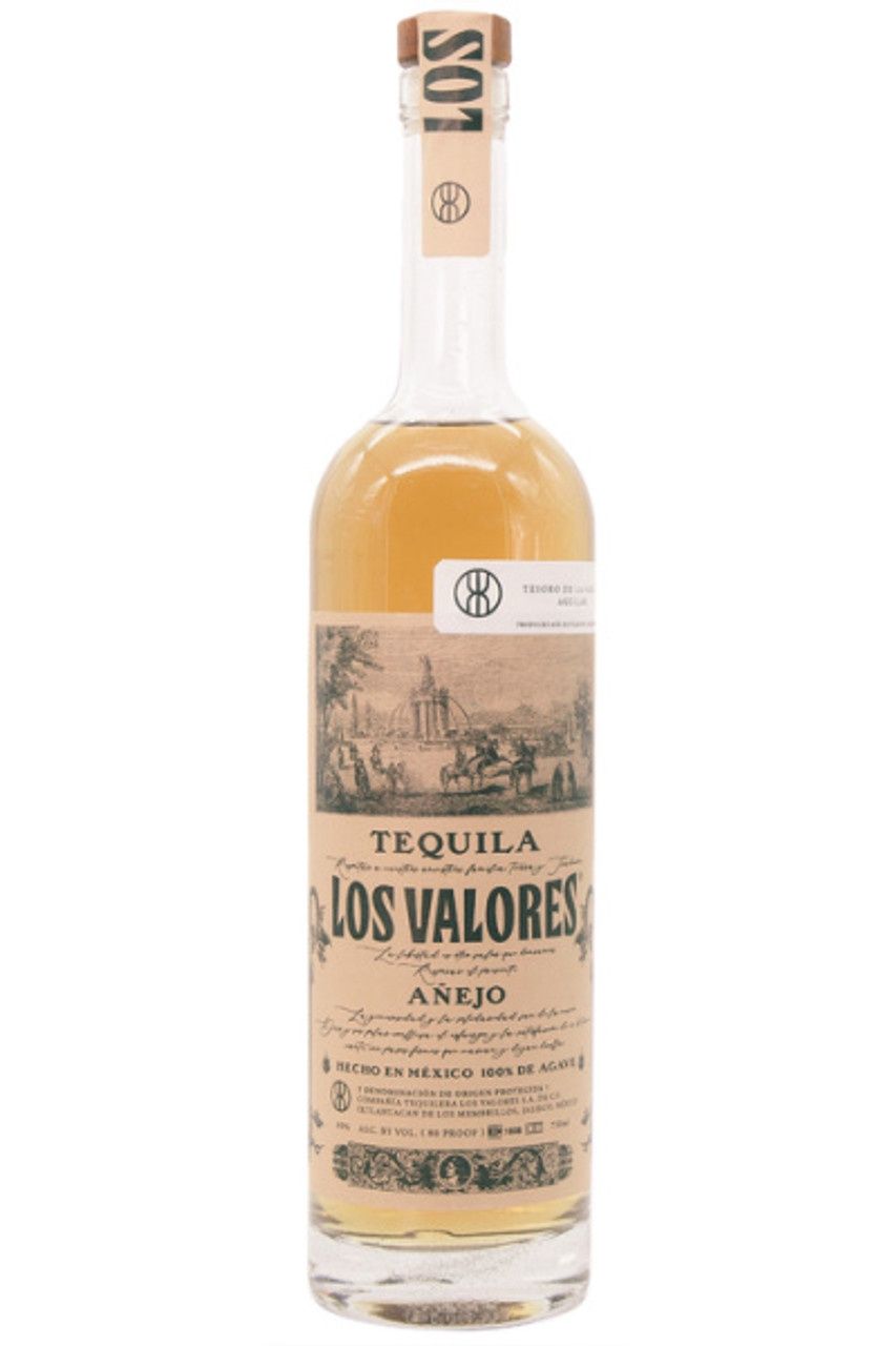 Los Valores Tequila Anejo 750ml