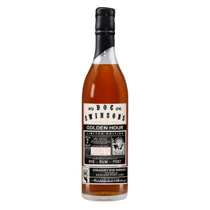 Doc Swinson’s Exploratory Cask Golden Hour 7 Yr Rye Finished in Rum and Port Casks